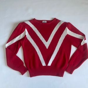 Knight's Ltd. Red Vintage Sweater